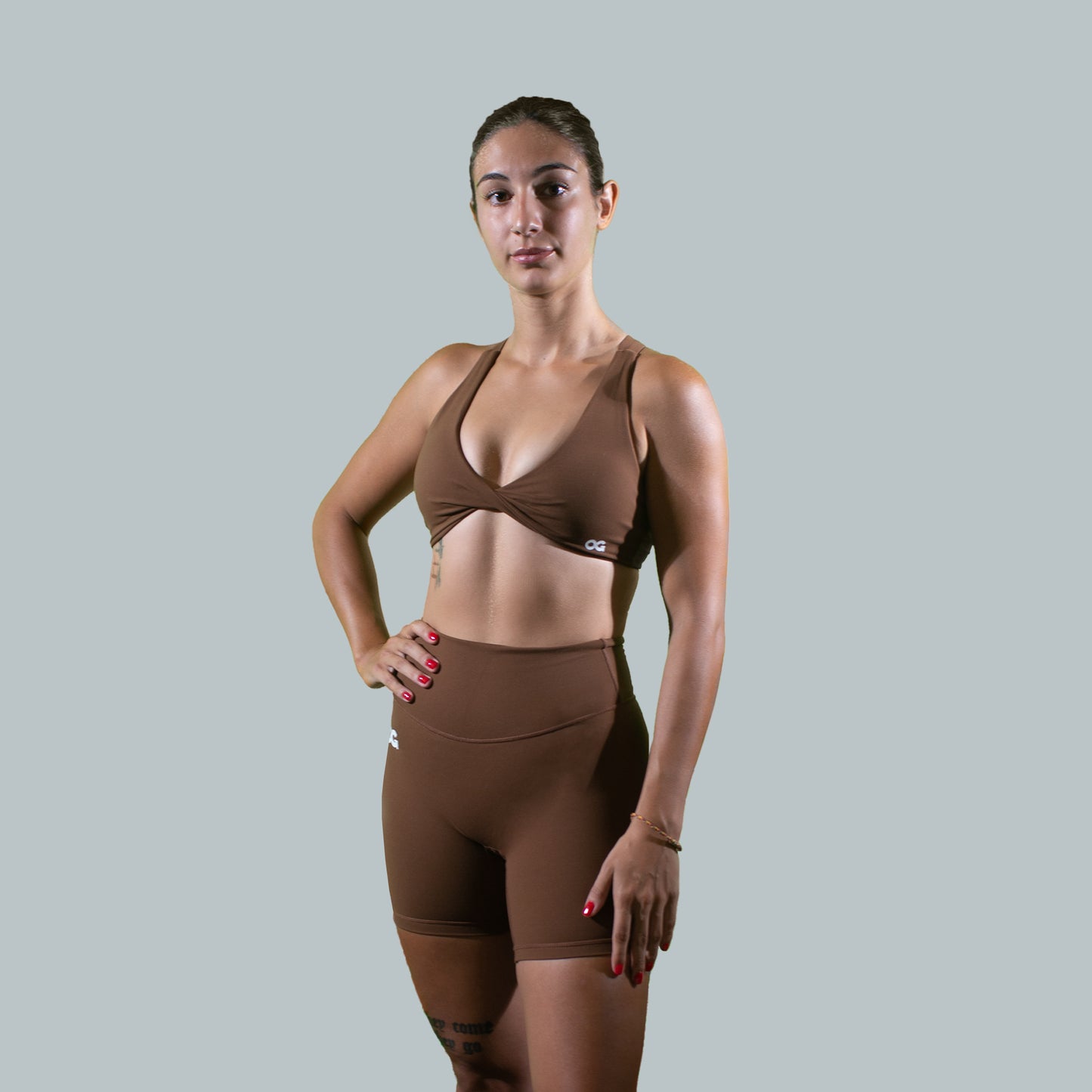 Asia Activewear Set Brown OG Fightwear