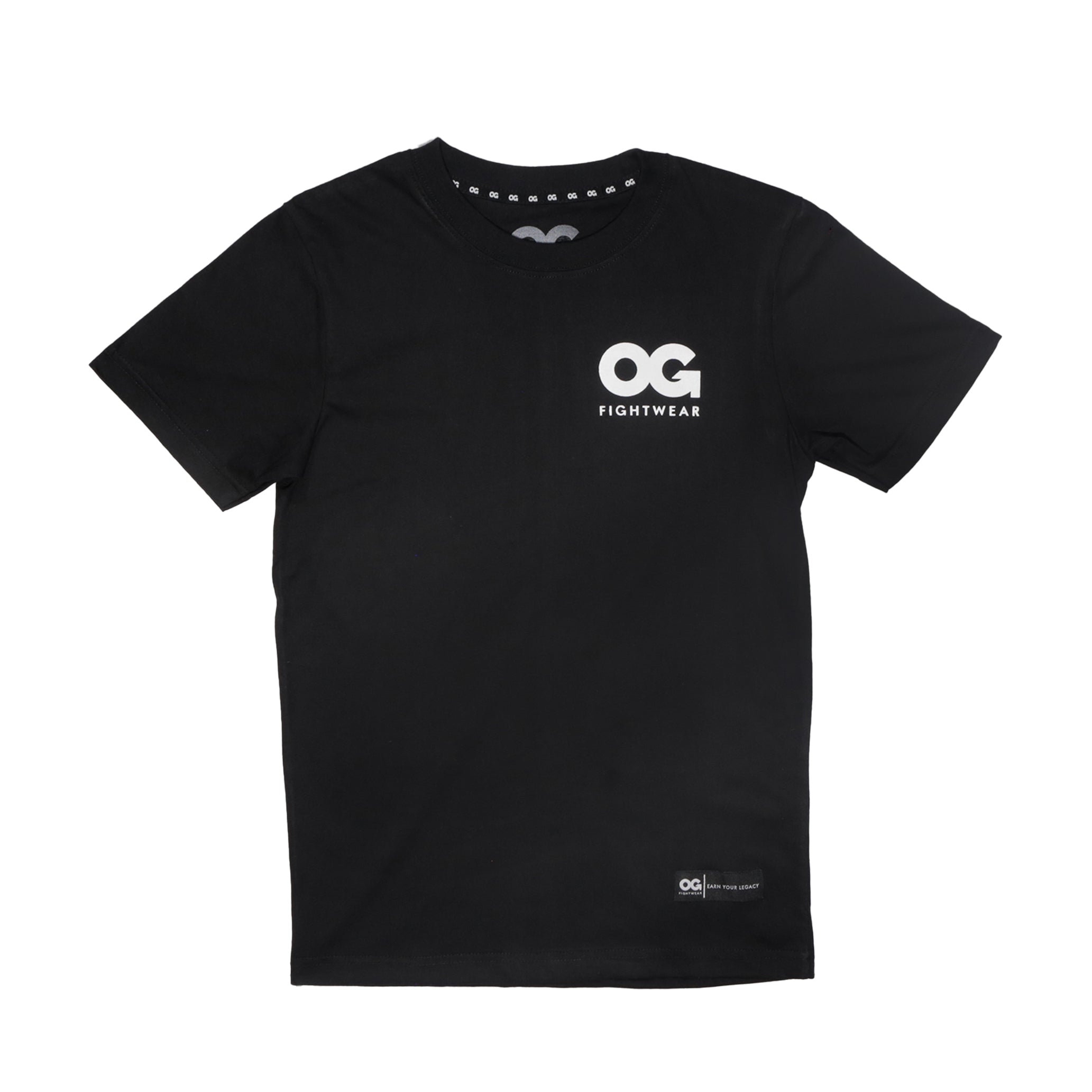 Premium Cotton T-Shirt (Black) – OG Fightwear Global