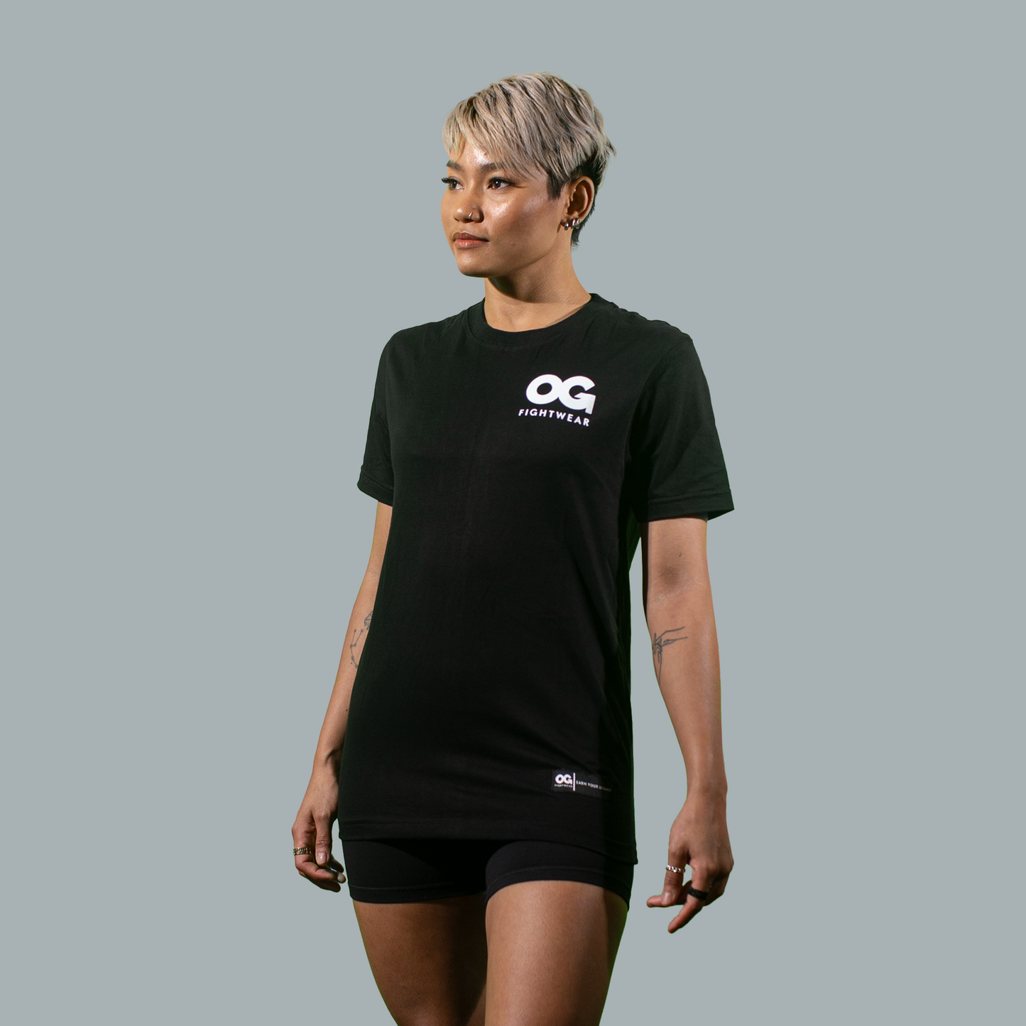 Classic Cotton T-Shirt Black OG Fightwear