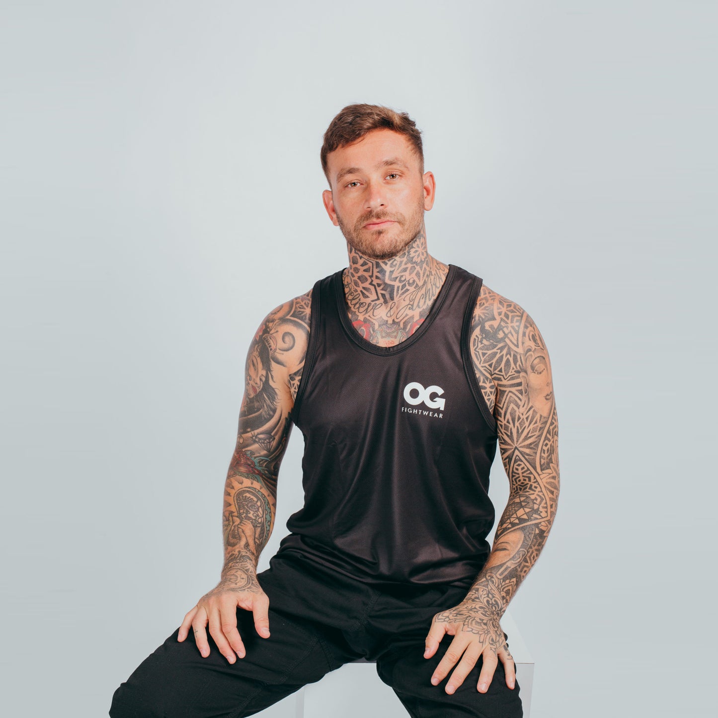 Classic Microfiber Singlet (Black)