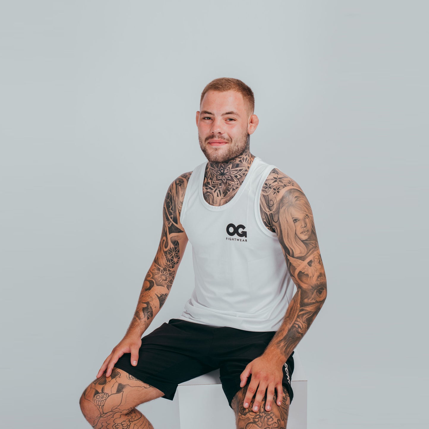 Classic Microfiber Singlet (White)