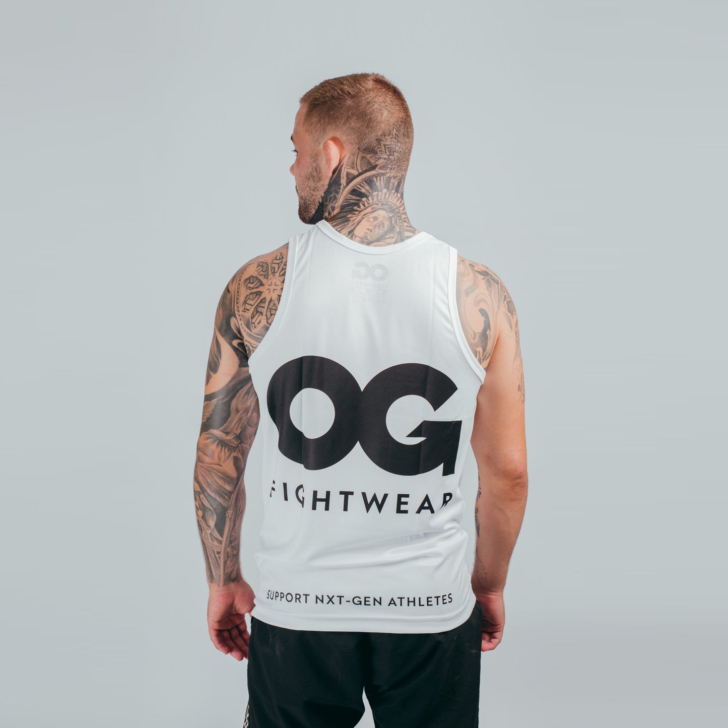 Classic Microfiber Singlet (White)