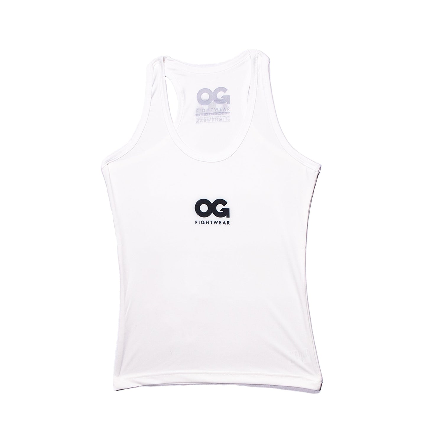 Classic Stretch Singlet (White)