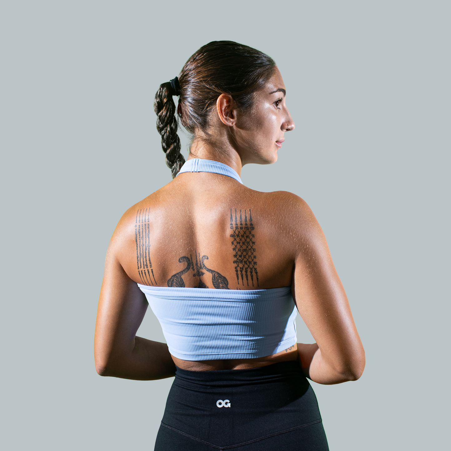 Eve Halter Top (Blue)