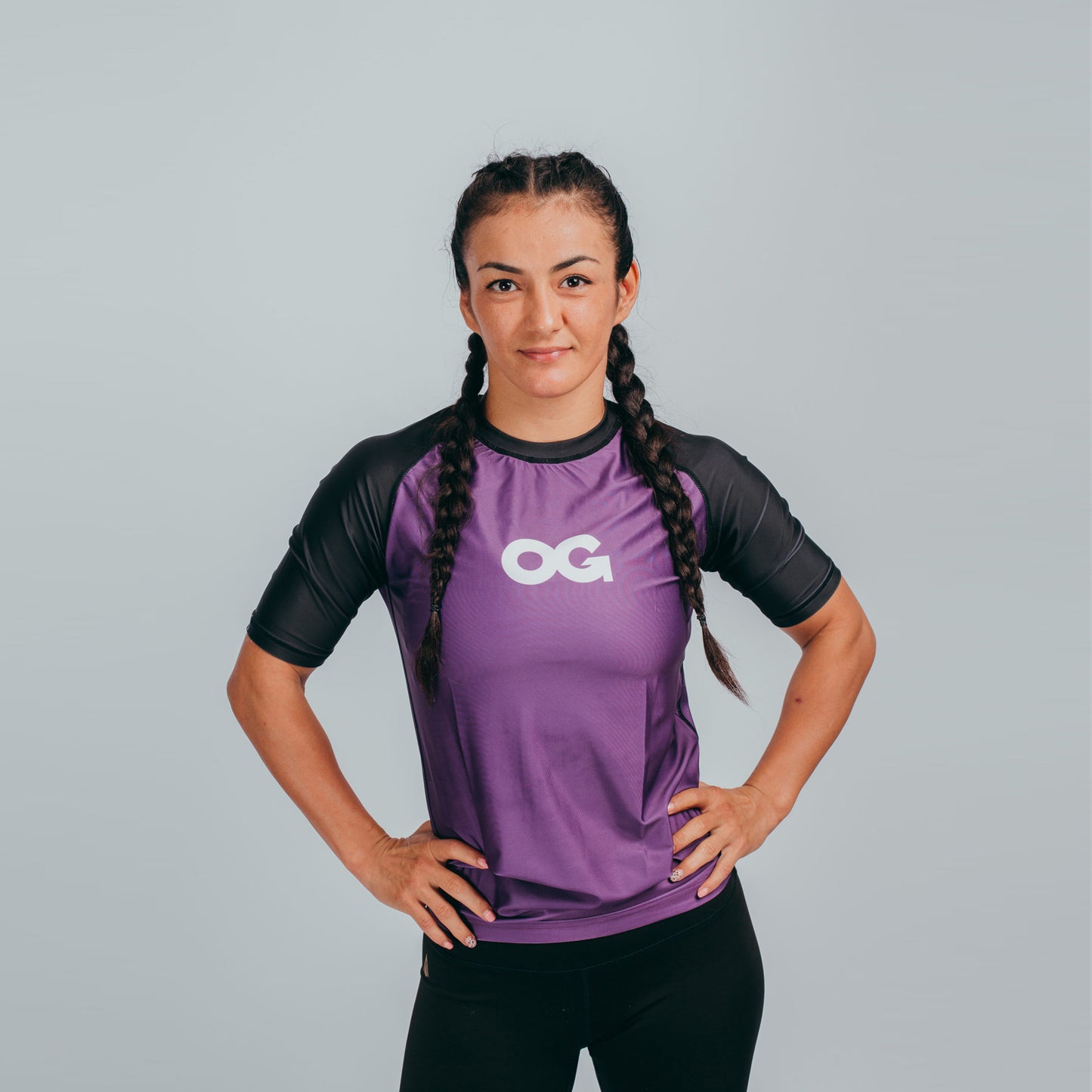 OG Short Sleeve Rashguard (Purple)