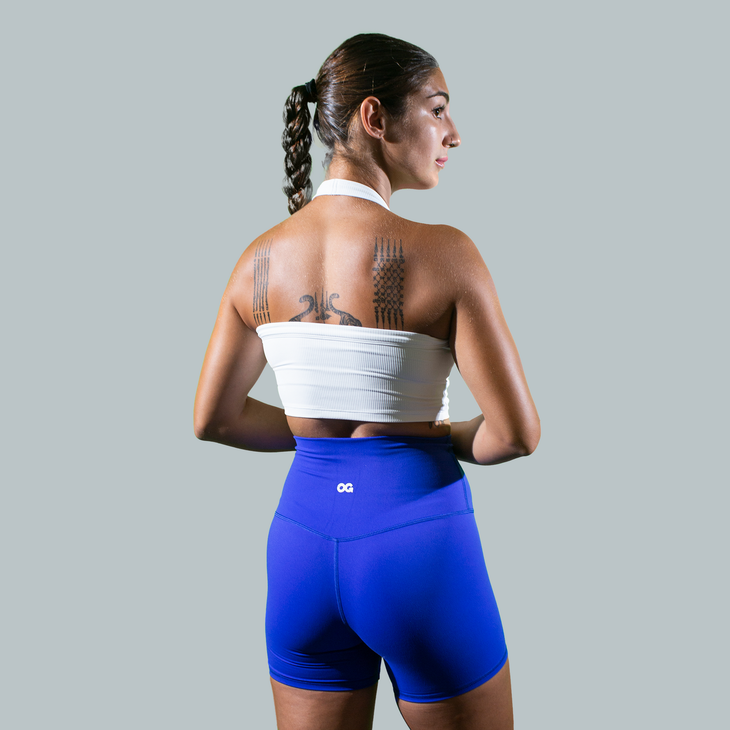 Pow Bike Shorts (Blue)