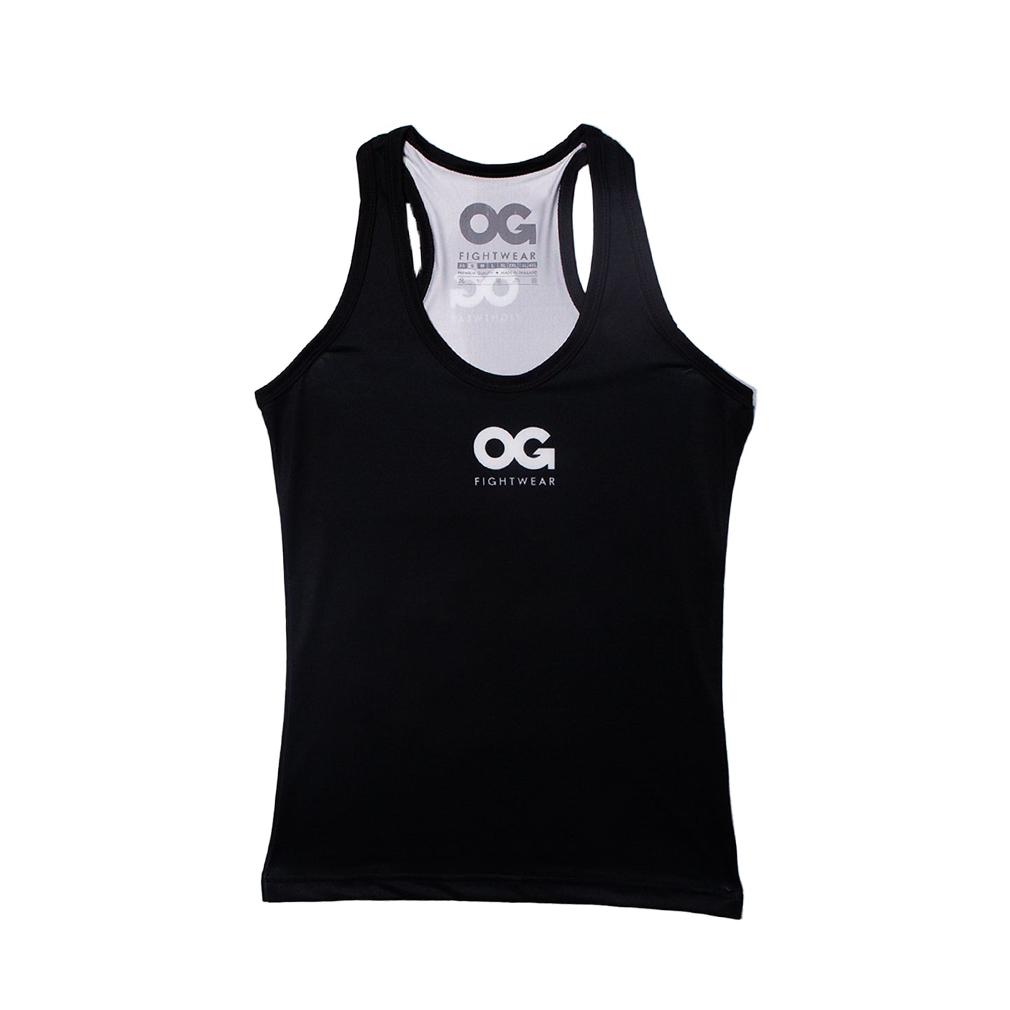 Classic Stretch Singlet (Black)