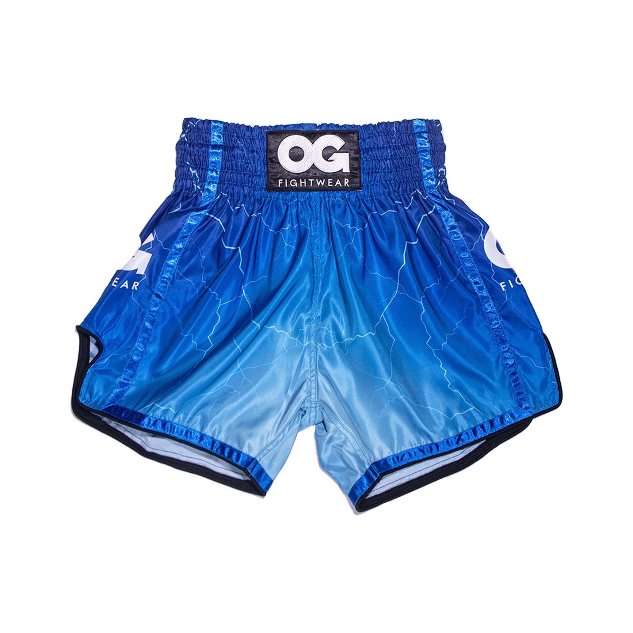 Optical Illusion Splashing Colors Moving Muay Thai Boxing Shorts