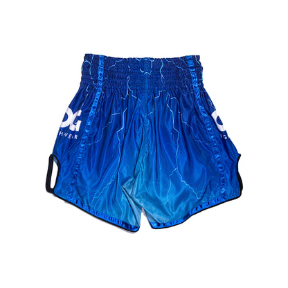 Muay Thai Lightning Shorts (Blue)