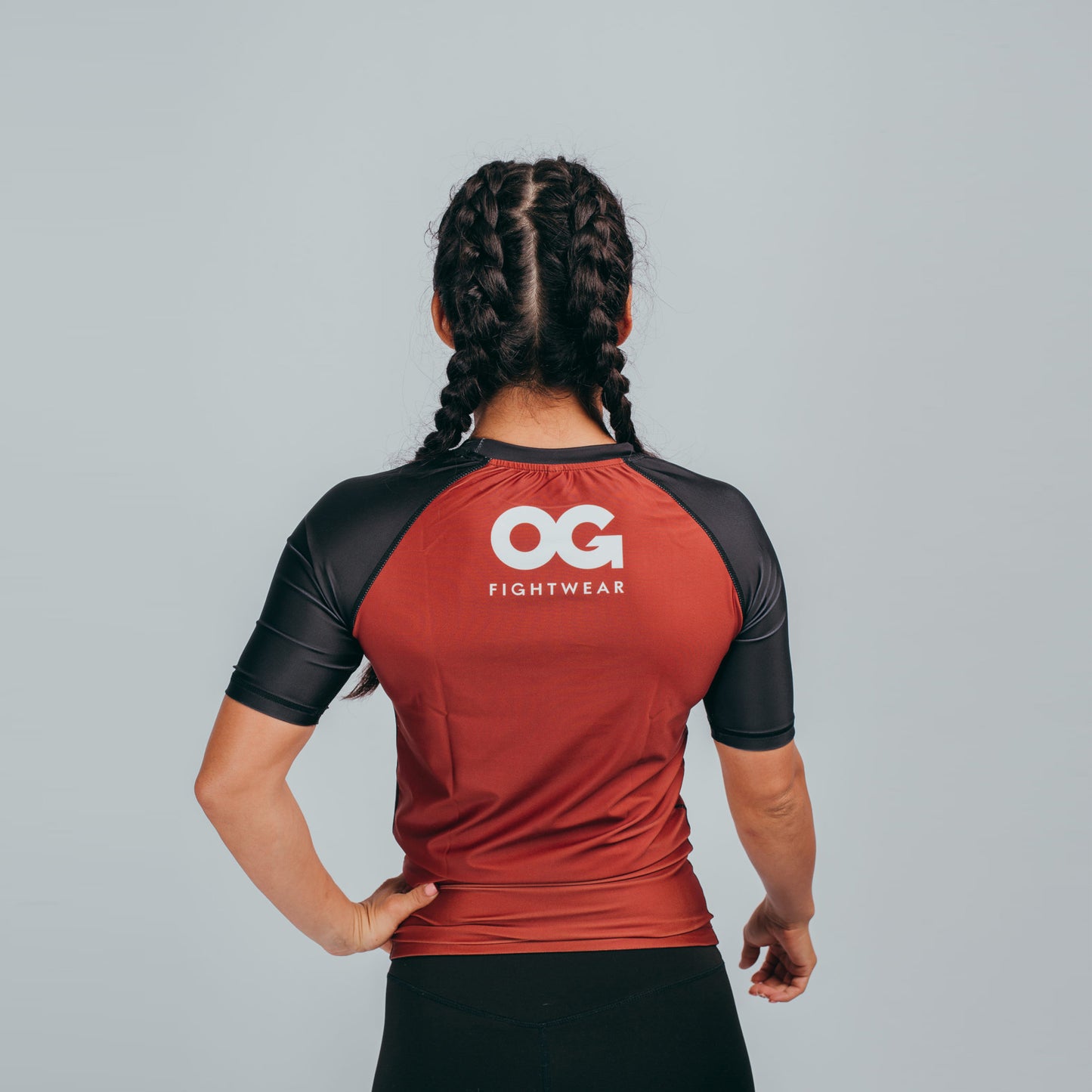 OG Short Sleeve Rashguard (Brown)