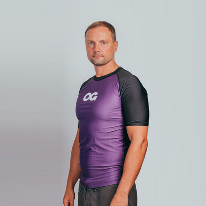 OG Short Sleeve Rashguard (Purple)