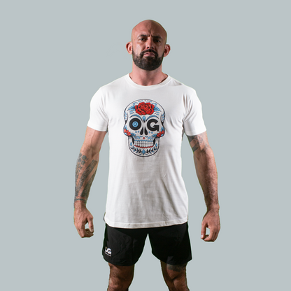 OG Skull Cotton T-Shirt White OG Fightwear