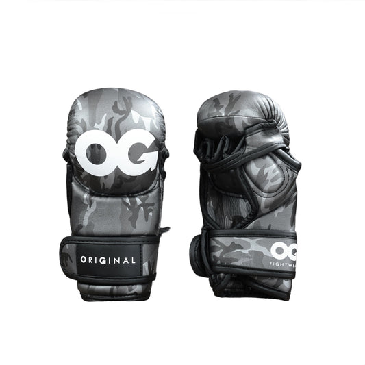 Camo Warrior MMA Training Gloves