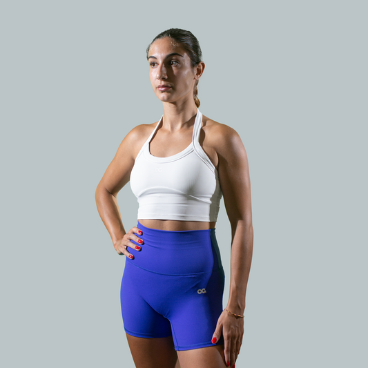 Pow Biker Shorts Blue OG Fightwear